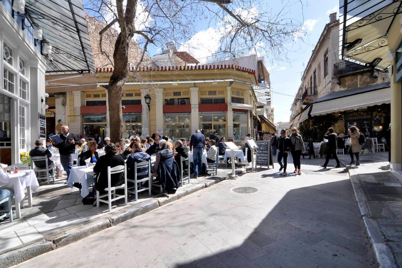 Historic Plaka Apartments Athena Bagian luar foto