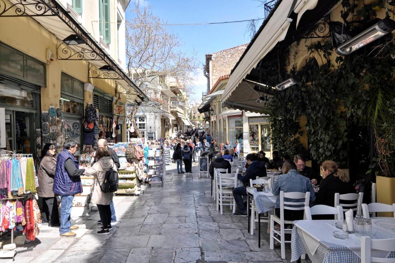 Historic Plaka Apartments Athena Bagian luar foto